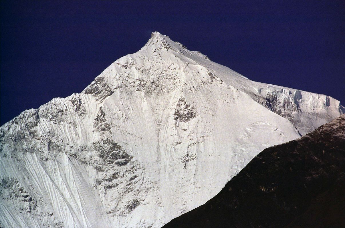 204 Dhaulagiri Northeast Face From Before Tukuche Here is a close up view of the Dhaulagiri east and north east faces, taken from just before Tukuche.